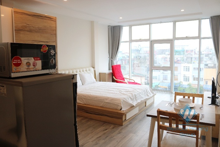 Lovely studio for rent in Ba Dinh, walking distance to Lotte Lieu Giai